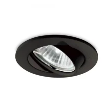 Ideal Lux SWING GU10 чорний 243825. Врізний точковий світильник