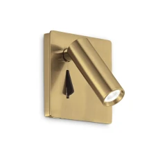 Ideal Lux LITE 3Вт 3000К латунь 250120. Бра спрямованого світла