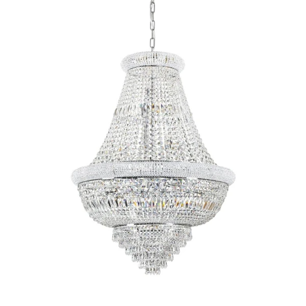 Кришталева люстра Ideal Lux DUBAI E14 прозорий 243597 - Фото 1
