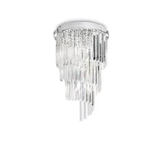 Ideal Lux CARLTON E14 прозорий 168920. Пристельова люстра