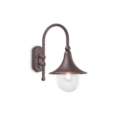 Ideal Lux CIMA E27 прозорий 246826. Фасадний світильник