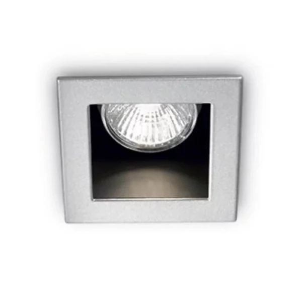Врізний точковий світильник Ideal Lux FUNKY GU10 сірий 083223 - Фото 1