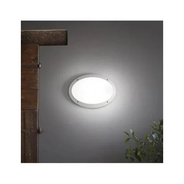 Вуличний стельовий світильник Ideal Lux MADDI E27 5Вт білий 096711 - Фото 2
