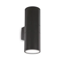 Ideal Lux GUN E27 чорний 092317. Фасадний світильник