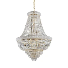 Ideal Lux DUBAI E14 прозорий 243528. Кришталева люстра