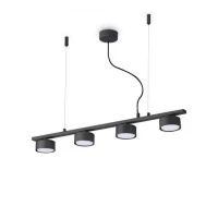Ideal Lux MINOR GX53 чорний 235455. Підвісний світильник