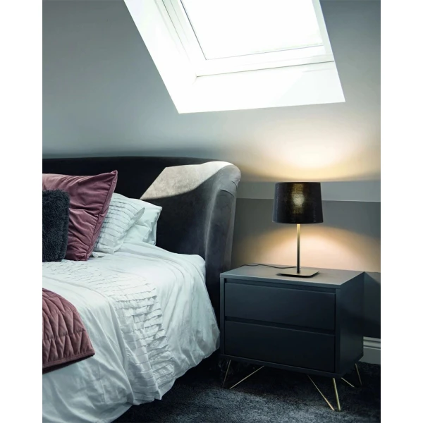 Декоративна настільна лампа Ideal Lux NORDIK E27 7Вт чорний 161686 - Фото 2