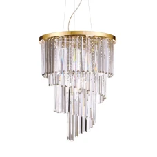 Ideal Lux CARLTON E14 прозорий 213521. Кришталева люстра