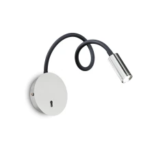Ideal Lux FOCUS-2 3Вт 3000К сірий 203188. Бра спрямованого світла