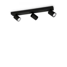 Ideal Lux RUDY GU10 чорний 229058. Стельовий світильник