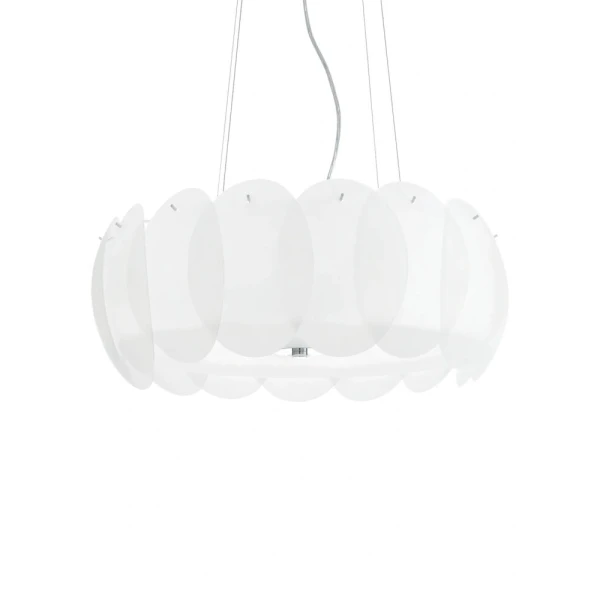 Підвісний світильник IDEAL LUX OVALINO E27 білий 090481 - Фото 1