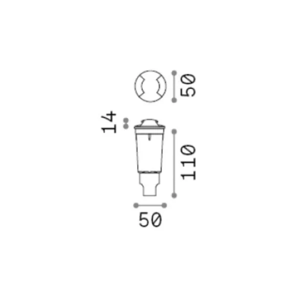 Вбудований вуличний світильник Ideal Lux WAY G9 чорний 269702 - Фото 3