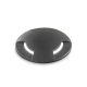 Вбудований вуличний світильник Ideal Lux CECILIA GX53 чорний 120362