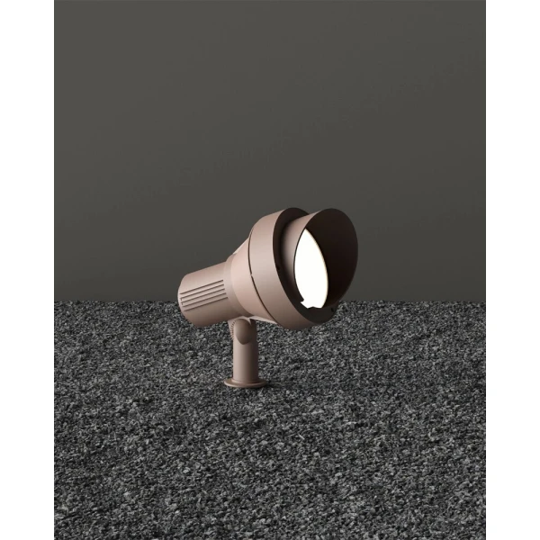 Грунтовий світильник IDEAL LUX TERRA GU10 коричневий 163727 - Фото 2