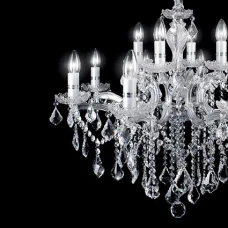 Ideal Lux FLORIAN E14 прозорий 035604. Люстра-свічка