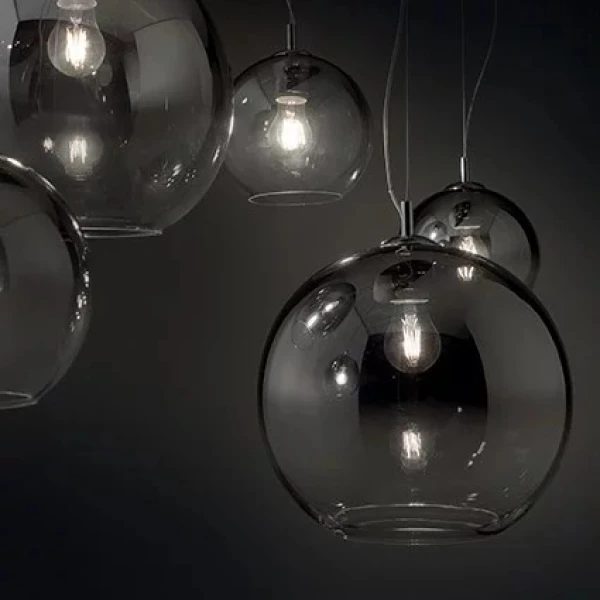 Підвісний світильник IDEAL LUX NEMO PLUS E27 димчастий 138305 - Фото 2