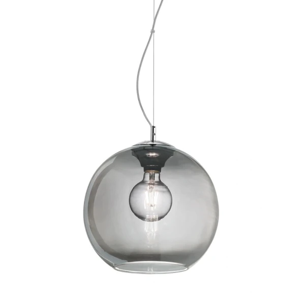 Підвісний світильник IDEAL LUX NEMO E27 димчастий 250311 - Фото 1