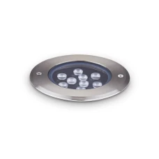 Ideal Lux FLOOR 12Вт 3000К прозорий 255682. Вбудований вуличний світильник