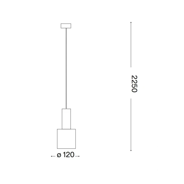 Підвісний світильник Ideal Lux HOLLY E27 чорний 231563 - Фото 3