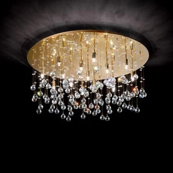 Пристельова люстра Ideal Lux MOONLIGHT G9 золотий 082783