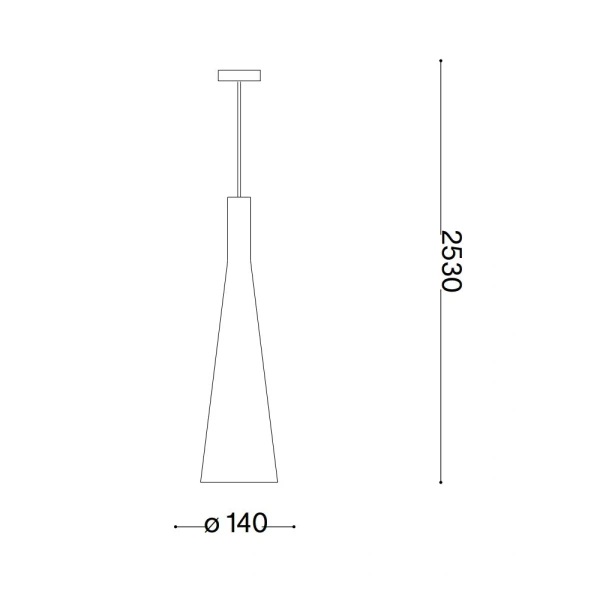 Підвісний світильник Ideal Lux MILK E27 7Вт білий 026787 - Фото 3