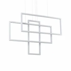 Ideal Lux FRAME 93Вт 3000К білий 253589. Підвісний світильник