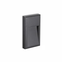 Ideal Lux FEBE 6Вт 3000К сірий 268354. Фасадний світильник