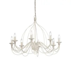 Ideal Lux CORTE E14 бежевий 005898. Люстра-свічка