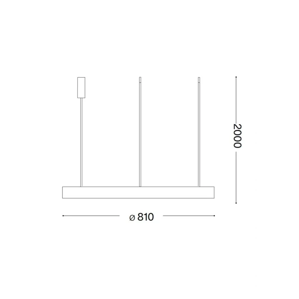 Підвісний світильник IDEAL LUX GEMINI 60Вт 3000К білий 269849 - Фото 3