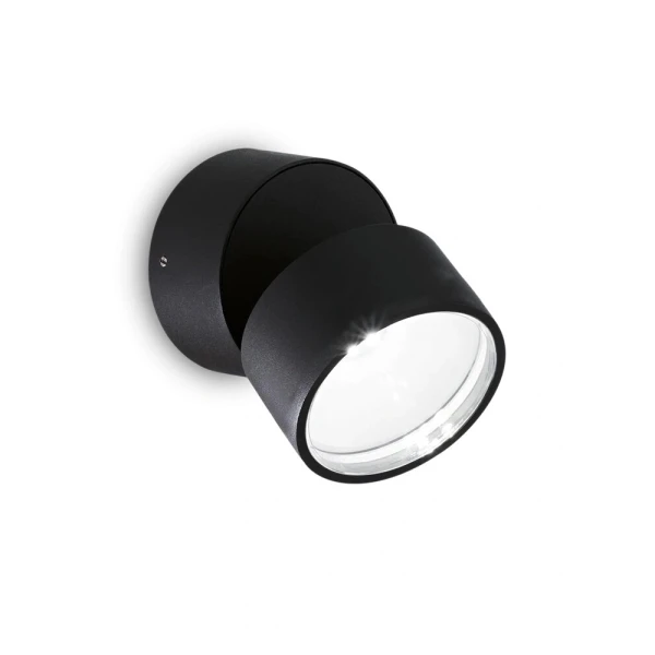 Фасадний світильник Ideal Lux OMEGA 7Вт 4000К чорний 285504 - Фото 1