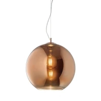 Ideal Lux NEMO E27 мідний 111902. Підвісний світильник