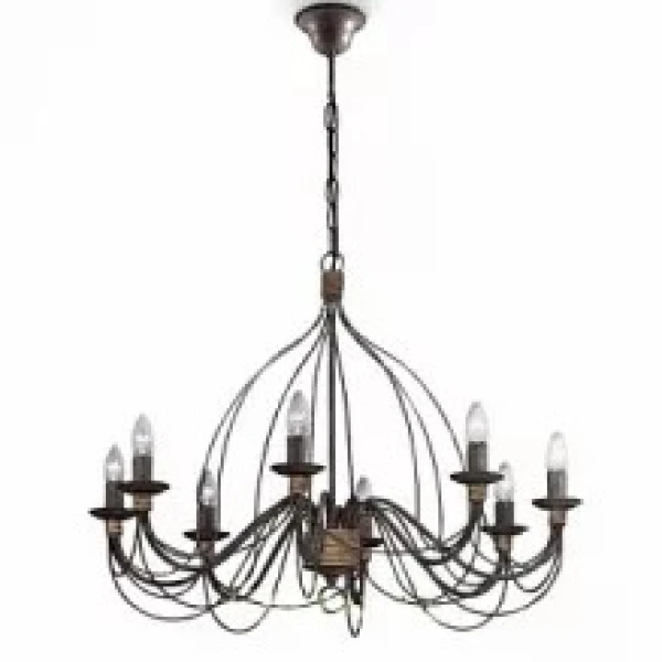 Люстра-свічка IDEAL LUX CORTE E14 коричневий 057194