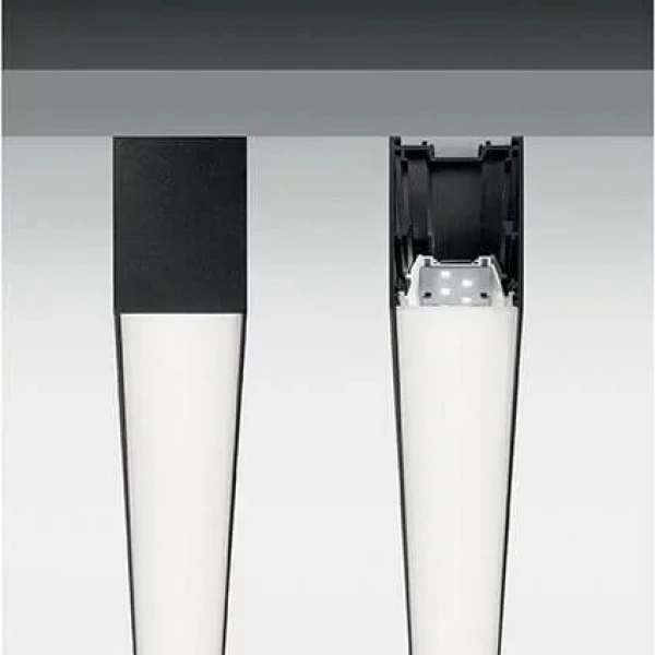 Стельовий світильник Ideal Lux FLUO 36Вт 3000К чорний 192567 - Фото 2