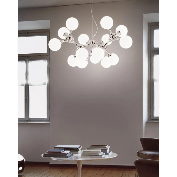 Підвісний світильник IDEAL LUX NODI E14 білий 082073 - Фото 2