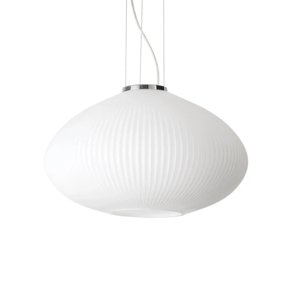 Підвісний світильник IDEAL LUX PLISSE E27 білий 264523 - Фото 1