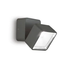 Ideal Lux OMEGA 7Вт 4000К сірий 285511. Фасадний світильник