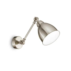 Ideal Lux NEWTON E27 сірий 016399. Бра спрямованого світла