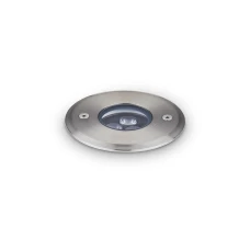 Ideal Lux FLOOR 3Вт 3000К прозорий 255651. Вбудований вуличний світильник