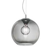 Ideal Lux NEMO E27 сірий 094229. Підвісний світильник