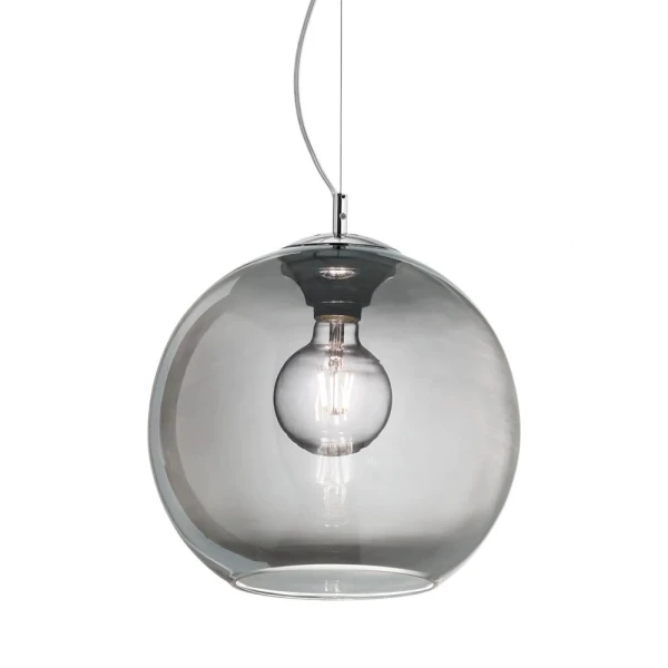 Підвісний світильник IDEAL LUX NEMO E27 димчастий 094229 - Фото 1