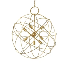 Ideal Lux KONSE E27 золотий 156033. Підвісний світильник