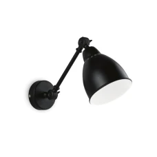 Ideal Lux NEWTON E27 чорний 027852. Бра спрямованого світла