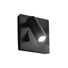 Ideal Lux LITE 3Вт 3000К чорний 250113. Бра спрямованого світла