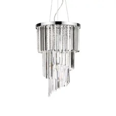 Ideal Lux CARLTON E14 прозорий 117737. Кришталева люстра