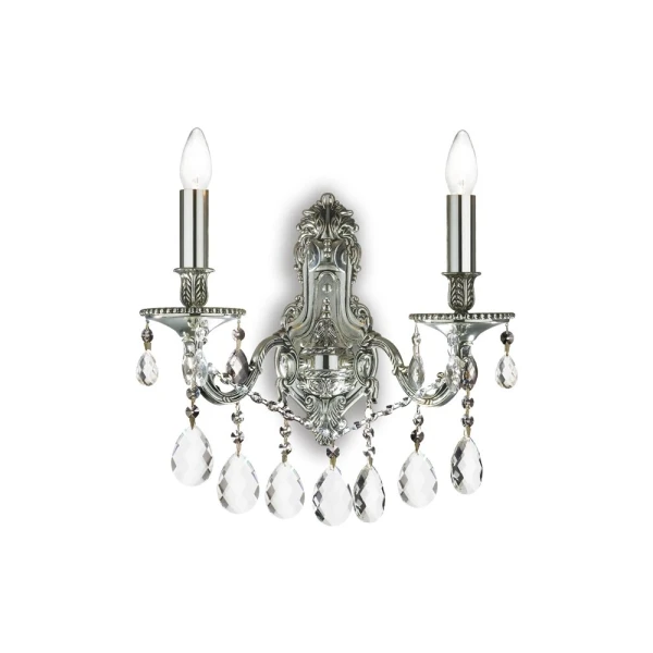 Бра-свічка Ideal Lux GIOCONDA E14 сірий 044910 - Фото 1