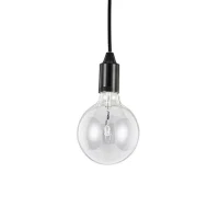 Ideal Lux EDISON E27 чорний 113319. Підвісний світильник