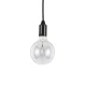 Підвісний світильник IDEAL LUX EDISON E27 чорний 113319
