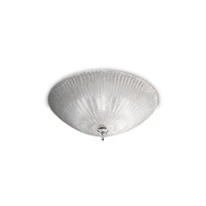 Ideal Lux SHELL E27 прозорий 008608. Стельовий світильник