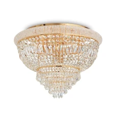 Ideal Lux DUBAI E14 прозорий 243498. Пристельова люстра