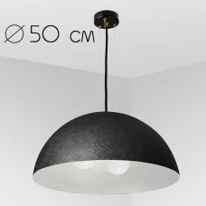 Imperium Light Alps E27 чорний, срібло 07350.05.22. Світильник підвісний